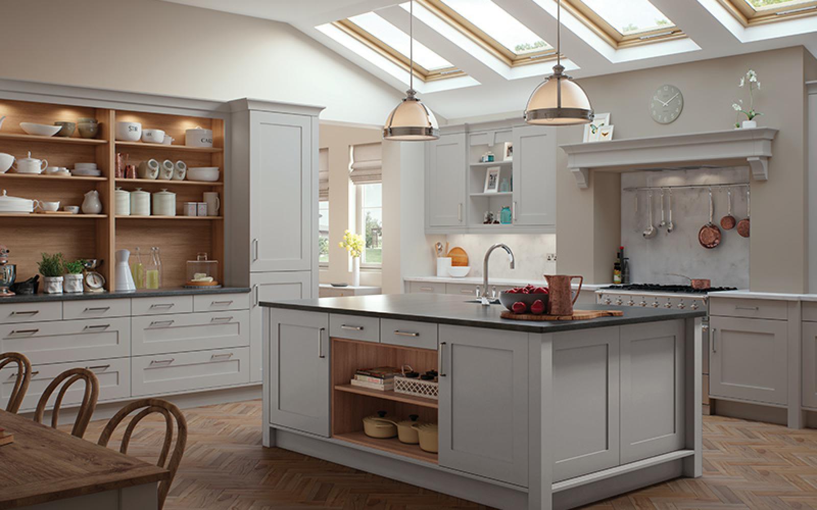 Kitchen Stori | Georgia Modern Light Grey