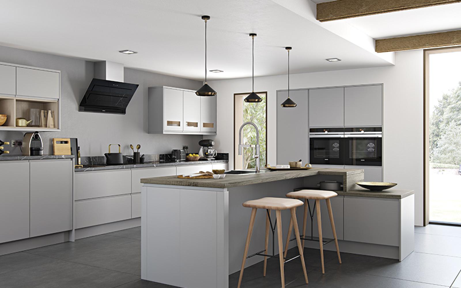 Kitchen Stori | Strade Matte Light Grey