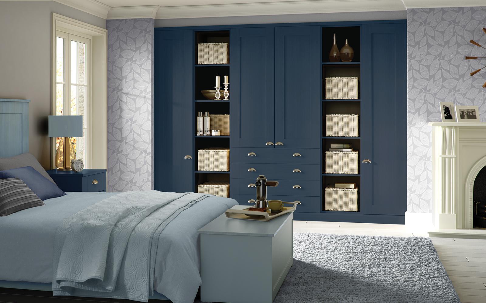 Pendle Midnight Blue Bedroom