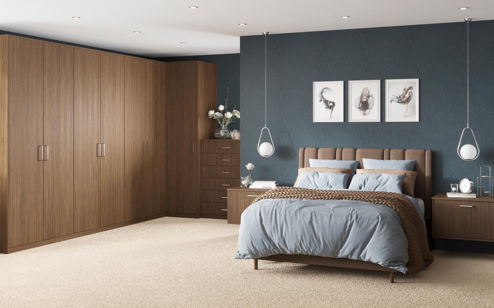 Tempo Walnut Bedroom